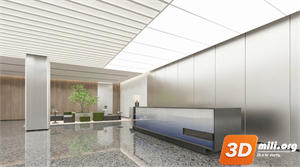 Lobby front desk Skp Files 